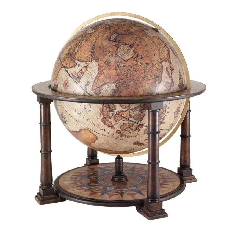 Edler Globus Colosso aus Holz